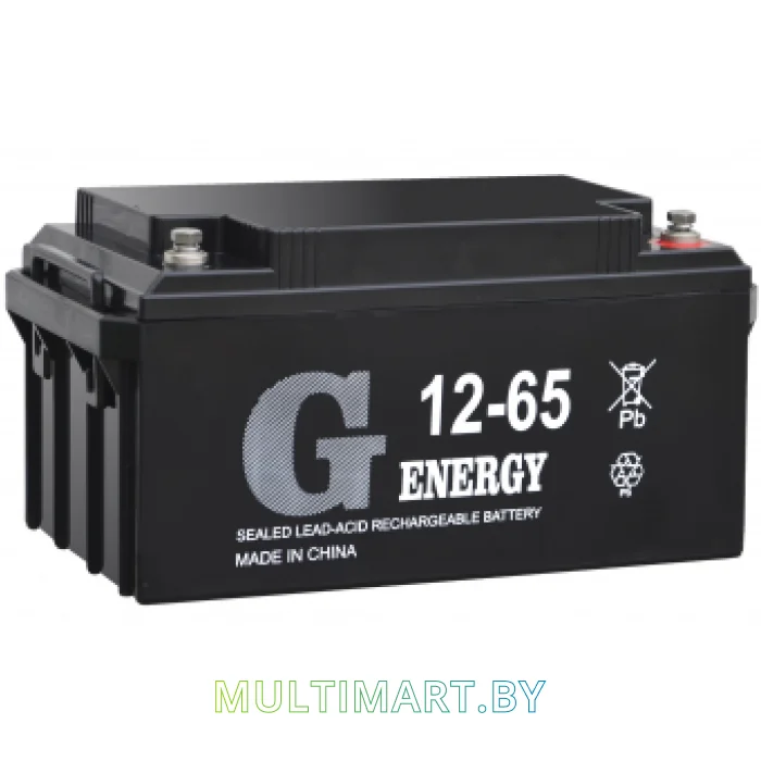 Аккумулятор для ИБП G-Energy 12-65 (12В/65 А·ч)